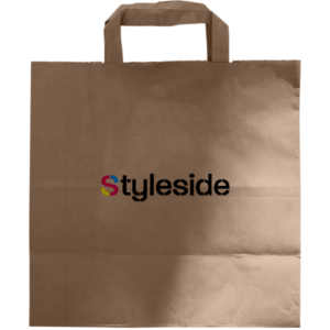 flat hndle paper bag